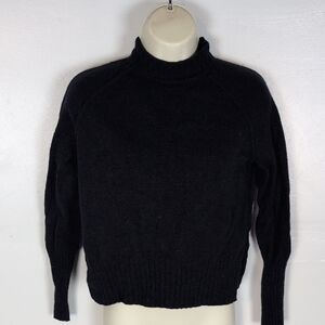 Whistles 100% Merino Wool Mock Neck Sweater